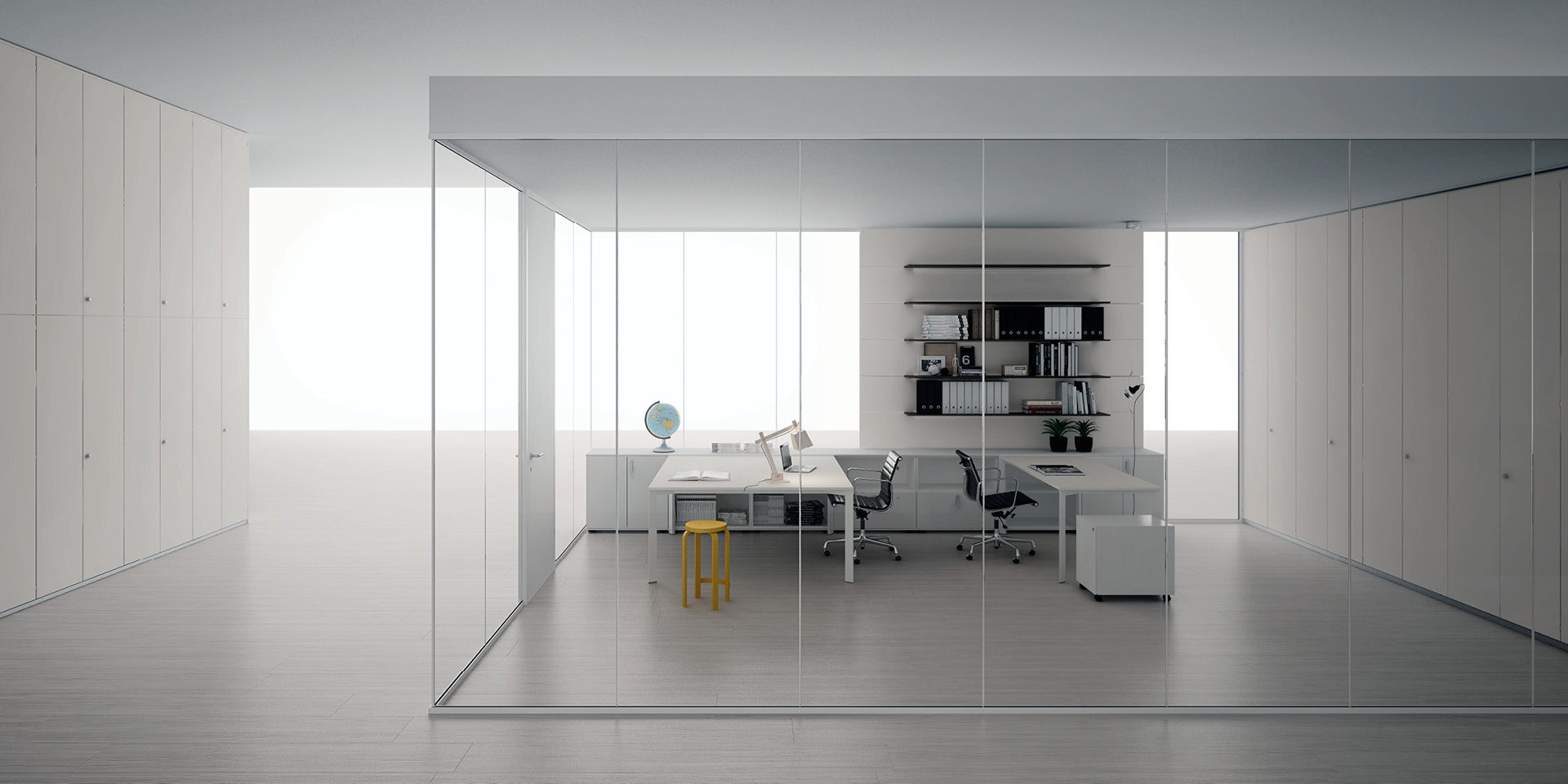Basic design for office partitions by CI in Saudi Arabia